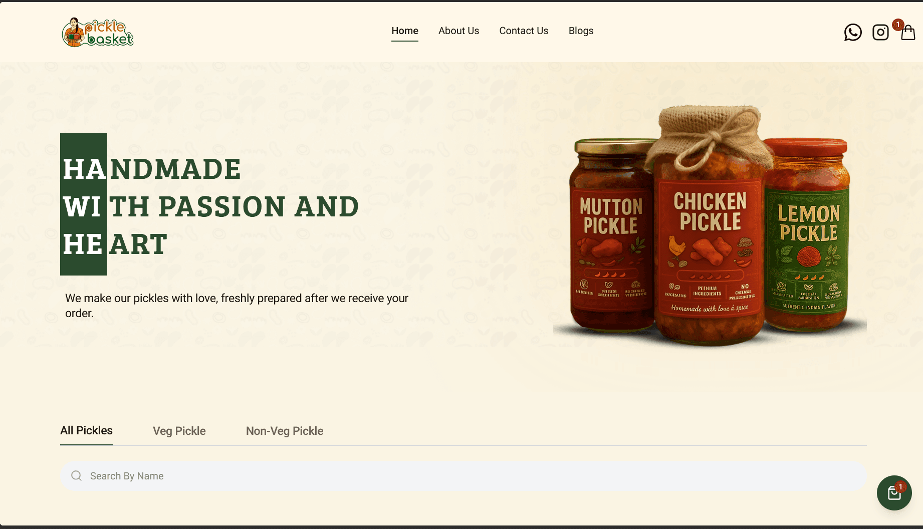 Pickle Basket - E-commerce Platform - Image 1